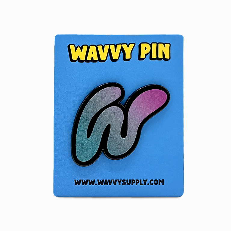 Enamel Pin - Wavvy W