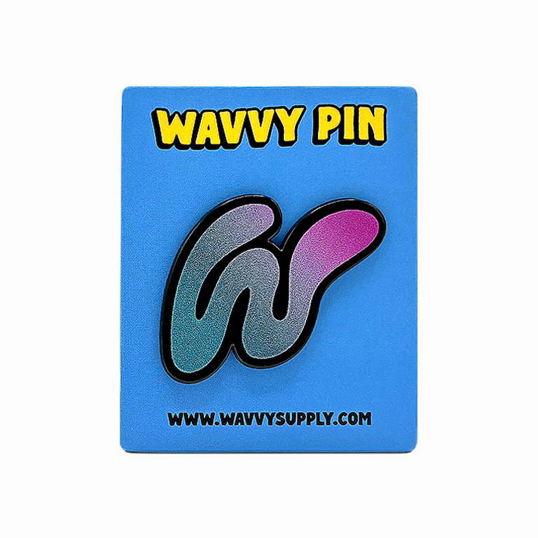 Enamel Pin - Wavvy W